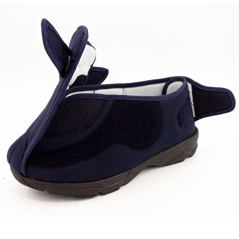 Damen Diabetiker Schuh Wanderschuhe Extra breite Breite Verstellbare Turnschuhe für Ödeme Geschwollene Füße Ältere Schuhe