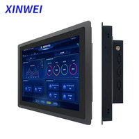 10,1 12,4 15 19 pulgadas Vesa Mount IP65 Impermeable Sin ventilador Industrial Computadora Monitor de pantalla táctil PC todo en uno