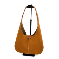 Sac à bandoulière en daim et cuir véritable fait main, pochette intérieure, qualité boutique, grand sac fourre-tout, fermeture magnétique, plage, été