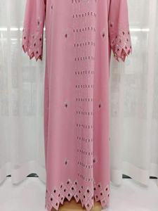 Elegante Abito da donna Abaya Cristallo Africano Abito Arbe Dubai Kaftan taglia unica con <span class=keywords><strong>abbigliamento</strong></span> musulmano a manica lunga - Product Image 6