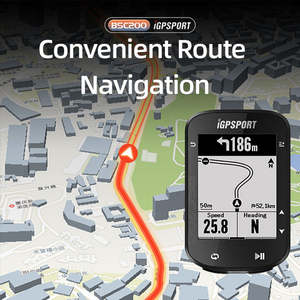 Computadora para Bicicleta Inalámbrica con GPS GNSS Completo BSC200 IGS520, Cronómetro Electrónico de 2.5 Pulgadas, Velocímetro, Odómetro, Resistente al Agua IPX7 - Product Image 2