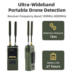 Détecteur de drone portable 100-8000 MHz, système de détection UAV portable, scanner de signal radio RF, dispositif d'alarme, protection de sécurité - Product Image 6