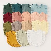 Bavoirs en coton pour nouveau-nés 2025 – Bavoirs absorbants confortables pour bébés – Vente en gros