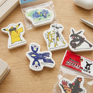 Gommes fantaisie 3D Pokémon, 30 pièces, papeterie coréenne pour enfants, gommes à crayon personnages mignons, anime, vente en gros pour distributeurs - Product Image 2