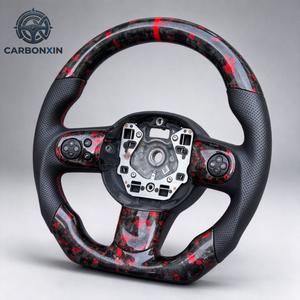 Volante de Fibra de Carbono Forjado Personalizado para Mini Cooper R56 R53 F54 F56 F57 F66 Jcw s Lci2 Contryman Clubman Sin Airbag - Product Image 3