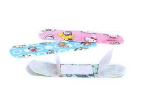 Plester Perekat Medis PE Kartun Bandaid Perban Elastis Kustom untuk Anak-anak