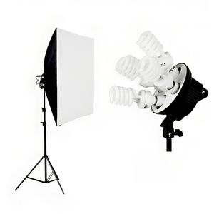 5 ampoules en 1 support photographie boîte souple vidéo Studio Film <span class=keywords><strong>Photo</strong></span> tir téléphone caméra éclairage doux boîte lampes trépied support Kit - Product Image 1