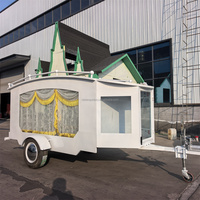 Cercueil funéraire personnalisé, couleurs sur mesure, modèles de cercueils de luxe à chevaux ou électriques, style blanc et or