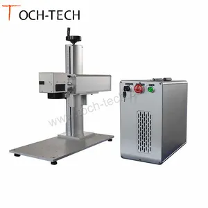 20w/30w/50w/100w Portable Desktop Metal SS Plastic PVC Fiber Laser Marker Engraving Marking Machines