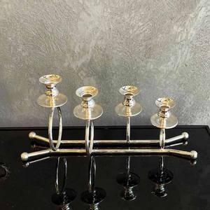 Bougeoir en métal en laiton fait à la main pour décor de mariage - Product Image 3