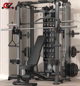 Banco de Pesas Comercial CZFIT, Doble Función, Máquina Smith Multifuncional Ajustable, Equipo de Fitness - Product Image 1