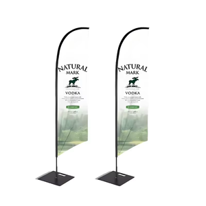 Пользовательский флаг с перьями с защитой от ржавчины алюминиевым полюсом для использования в любую погоду - Product Image 1