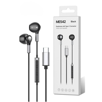 Desain Ergonomis Earbud Olahraga Berkabel Tipe C Dengan Mikrofon Earphone Tipe C untuk Samsung Galaxy S24 S23 Pixel 7