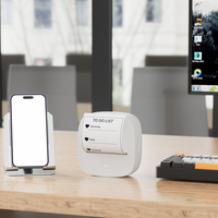 Printer foto termal Mini Portabel 2 inci, perangkat ramah seluler 58mm