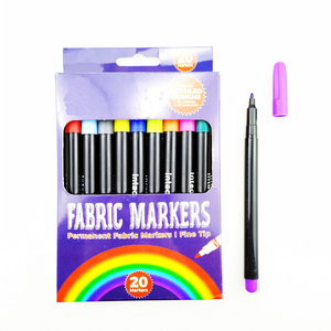 ของขวัญเด็กตะเข็บ doodling เครื่องหมายสิ่งทอถาวร,รองเท้าเสื้อยืดปากกาเครื่องหมายผ้า DIY - Product Image 1