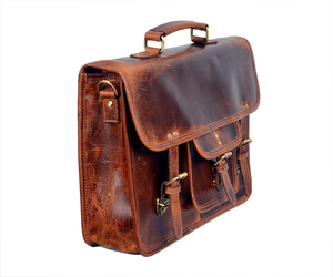 Bolso Cruzado de Cuero Genuino Premium, Clásico y Elegante, Hecho a Mano, Duradero para Uso Diario, Compartimentos Espaciosos - Product Image 2
