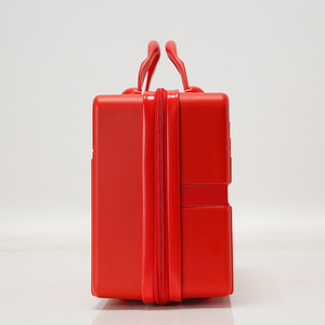 Estuche de <span class=keywords><strong>maquillaje</strong></span> creativo de 14 pulgadas, <span class=keywords><strong>neceser</strong></span> de nailon con funda de seda y cremallera, caja de regalo con logotipo personalizado para maleta de viaje, Idea de regalo - Product Image 4