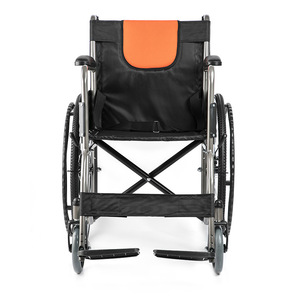 Silla de Ruedas Manual Fish Leap, Totalmente de Acero Reforzado, Plegable, Portátil, con Ruedas Traseras Inflables, para Uso Doméstico - Product Image 3