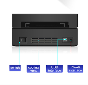 Tốc độ cao 4inch giấy nhiệt mã vạch vận đơn máy in nhà máy Outlet vận chuyển máy in nhãn cho hậu cần thể hiện ngành công nghiệp - Product Image 2