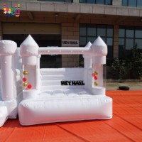 Château gonflable de mariage 8x8 pieds pour réception de mariage, célébration, événement