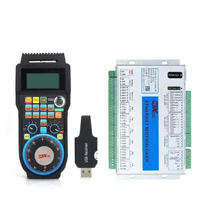 Kit Pengontrol Mach3 XHC 2MHz, Papan Breakout Ethernet 3 4 6 Sumbu, Kartu Kontrol Gerakan dengan Liontin Nirkabel MPG Handwheel WHB04B