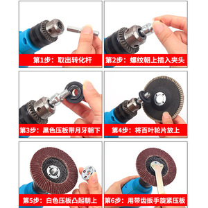 ZHCY Electric Drill To Angle Grinder Adapter Metal Plastic Gear Conversion Kit For Electric Drill Cutter Use - Product Image 3