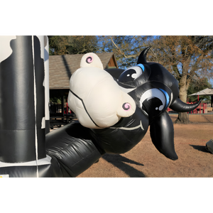 Videur gonflable de ventre de <span class=keywords><strong>vache</strong></span> | Château sautant sur le thème de la ferme pour les enfants | Fête en plein air amusante et divertissement événementiel - Product Image 2