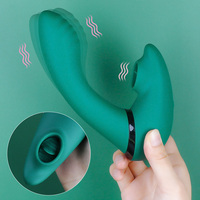 Zungen-Vibrator Sexspielzeug für Frauen Weibliche Masturbation Stoßender Dildo Sextoy Duale Stimulation Klitoris-Massagegerät