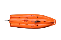 Kayak de pêche modulaire à pédales de 10 pieds, capacité 1 personne, conception en 2 parties, surf, HDPE, moteurisé, Hlice, rangement facile, garantie 2 ans