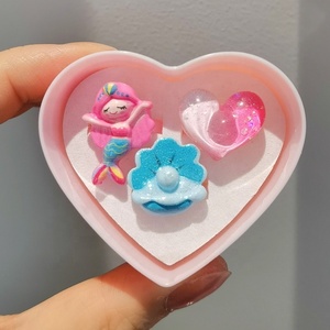 女孩生日礼物儿童戒指公主可爱卡通饰品套装 - Product Image 4