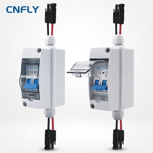 Caja Combinadora Solar PV de 600V 32A 63A MCB IP65 Impermeable, Caja de Distribución de CC con 1 Entrada y 1 Salida, Mini Interruptor de Circuito, Caja HT con Cable de CC - Product Image 2