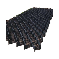 Grille de sol en géocell HDPE de 50 mm/75 mm pour stabilisateur de gravier, grille de renforcement du sol en nid d'abeille