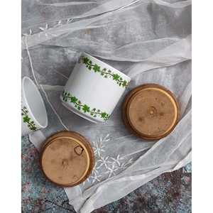 Par de Frascos de Porcelana de Diseño Clásico con Tapas de Silicona, Botellas de Almacenamiento Ecológicas para Alimentos, Accesorios de Cocina, Fiestas - Product Image 2