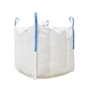 China 1000kg 1 Kubikmeter Lieferant Schall wand PP Jumbo Kunststoff 4 Loops Baffled Big Bags Fibc Bulk Container Bag