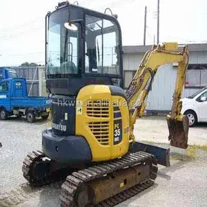 Petit excavateur japonais d'origine, Mini excavateur d'occasion cat 303.5 à vendre, vente en gros