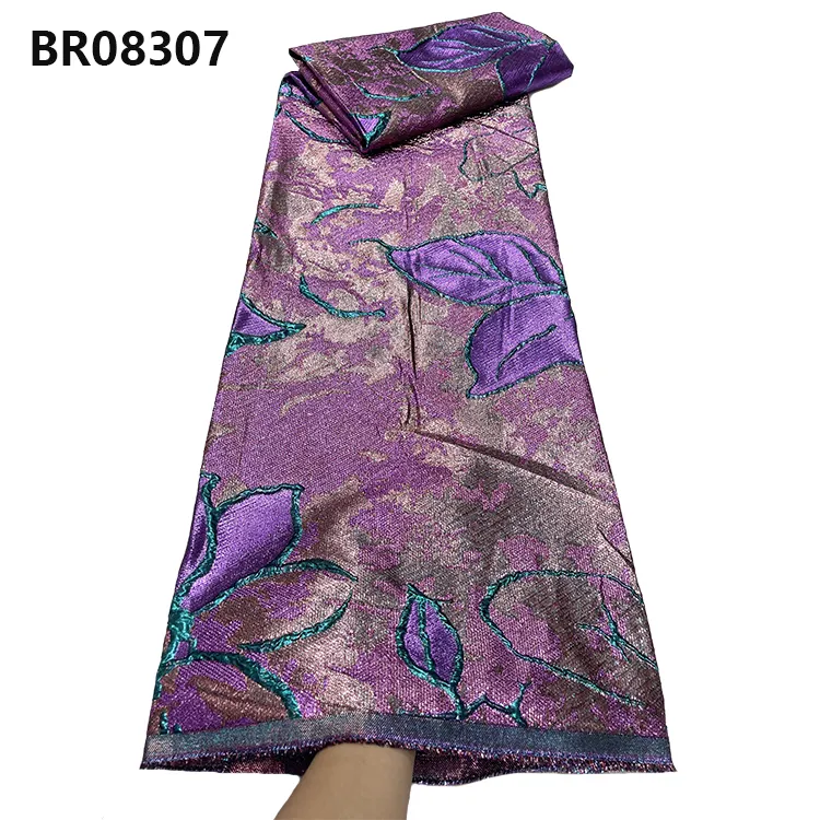 CHOCOO grosir brokat warna-warni kain Jacquard mewah kain renda Jacquard untuk pakaian