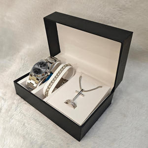 Colección Poedagar 930 Creative Set, Set de Reloj para Hombre de Negocios, Brazalete Minimalista, Caja de Alta Calidad, Set de Regalo de Lujo para Hombre - Product Image 1