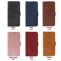 Étui portefeuille en cuir à rabat pour iPhone et Samsung, compatible avec iPhone 18 17 16 15 Pro Max Samsung S24 Ultra S26 FE, avec fente magnétique pour cartes
