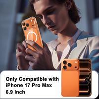 Étui magnétique HYTO 5 en 1 pour iPhone 17 Pro Max avec verre trempé et 2 protections d'objectif, antichoc et anti-rayures
