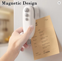 Machine à sceller thermique portable 2-en-1 moderne et mini, rechargeable par USB, écologique, durable et réutilisable pour les sachets de snacks, fruits et épices