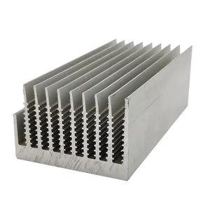 Custom Aluminum Heatsink Profile Anodized Large Aluminum Extrusion Heat Sink High Density Heatsink