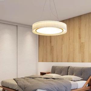 Vintage Warm Minimalist Pleated <b>Ceiling</b> <b>Light</b> Instagram-Worthy Modern Design <b>for</b> Bedroom Dining <b>Room</b> Study <b>Room</b> Wabi-Sabi Style - Product Image 5