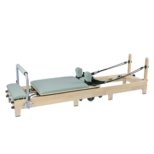 Matériel de Pilates ajustable avec logo personnalisable, ressorts allemands, lit de Pilates Premium en <span class=keywords><strong>bois</strong></span> de chêne blanc durable et pliable - Product Image 2