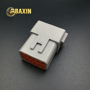 Deutsch Remplacement Mâle 12 Broches Connecteur De <span class=keywords><strong>Voiture</strong></span> Dt04-12p Chine Boîtier de Connecteur Automatique/terminal/blanc Prise Automobile Gris/noir - Product Image 3