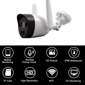 2MP 1080P nhà máy ảnh, ngoài trời trong nhà <span class=keywords><strong>IP</strong></span> an ninh Camara với tầm nhìn ban đêm, không thấm nước <span class=keywords><strong>Wifi</strong></span> máy ảnh - Product Image 3