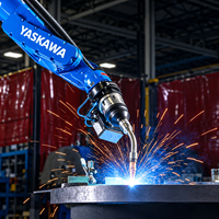 Robot industriel neuf Yaskawa AR1730, bras robotisé 6 axes, charge utile 25 kg, cellule robotisée avec contrôleur YRC 1000 pour soudage à l'arc