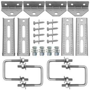 Kit de soporte de viga transversal para remolque de barco, 4 piezas con accesorios para montaje en bote pontón - Product Image 2