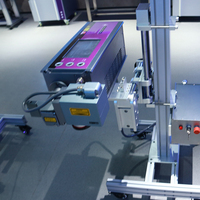 Machine laser industrielle pour gravure nette et précise de codes sur verre LCD, 5W, facile à utiliser