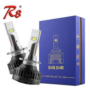 CANBUS-faro LED de alta potencia, sin Error, D1S D2S D3S D4S D5S D8S, conexión a balasto Original, 35W 55W 100% K, 6000