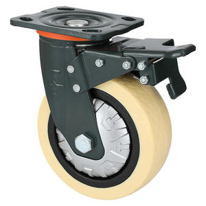 Superstark belastbare Nylon-Stahlkern-PU-Stahlräder, super schwere Universalrollen - Product Image 2